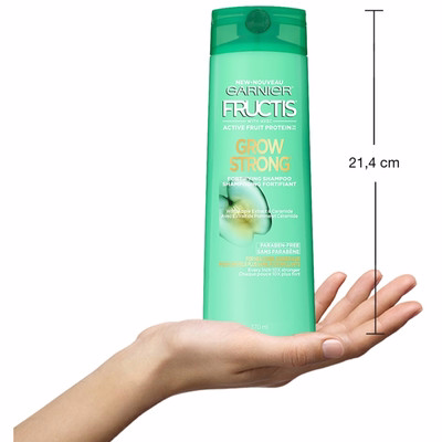 Garnier Fructis Grow Strong 샴푸, 더 강하고 건강하며 윤기 나는 모발, 12.5 Fl. Oz. Garnier Fructis Grow Strong 샴푸, 더 강하고 건강하며 윤기 나는 모발, 12.5 Fl. Oz.