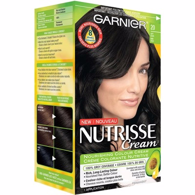 Garnier Nutrisse 크림 영구염모제 1.0개 블랙