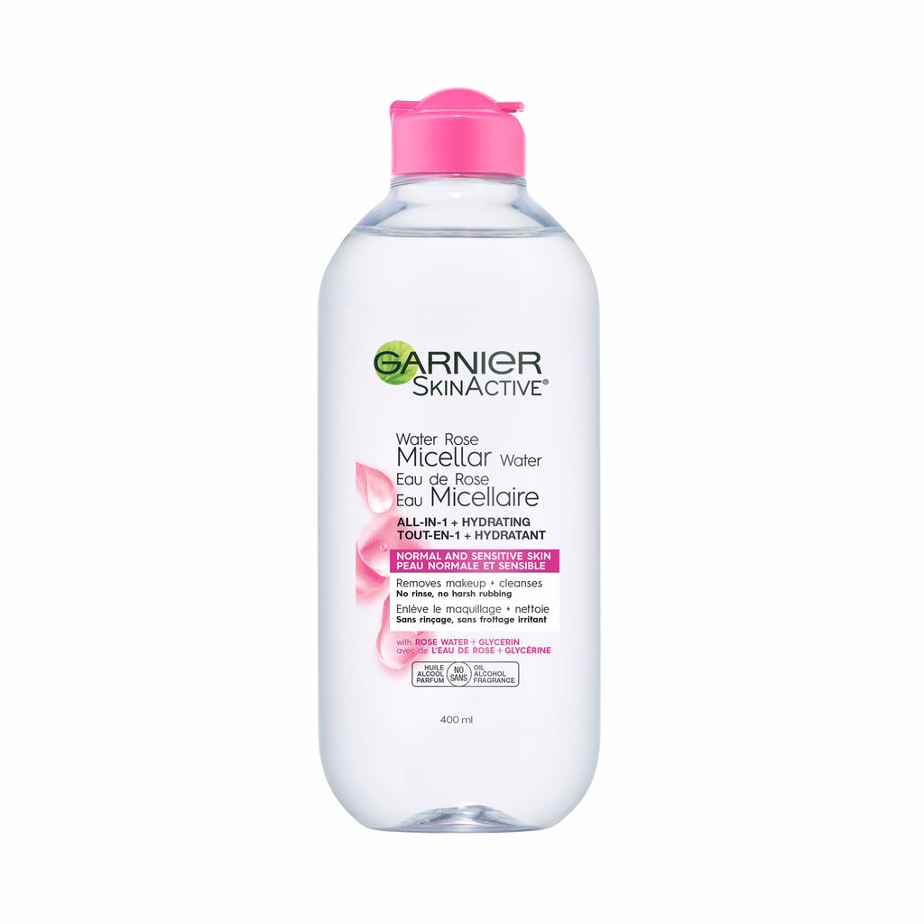 Garnier SkinActive Micellar Cleansing Water With Rose Water, 13.5 Fl. Oz. Garnier SkinActive Micellar Cleansing Water With Rose Water, 13.5 Fl. Oz.