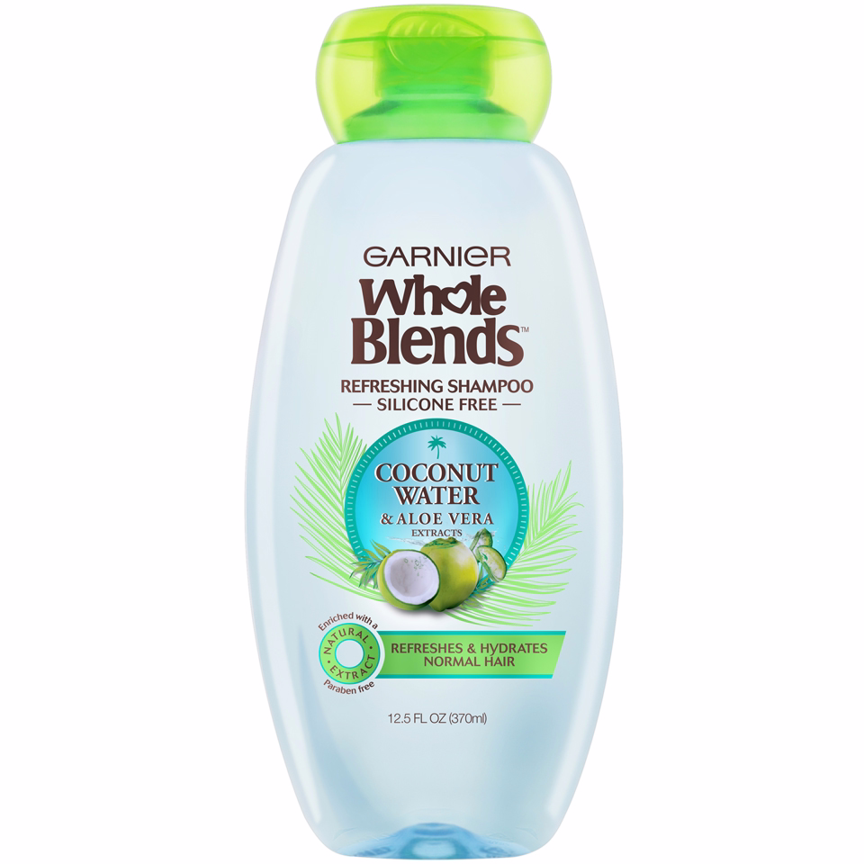 Garnier Whole Blends 保濕 洗髮精 椰子水與蘆薈提取物 - 12.5 Fl Oz