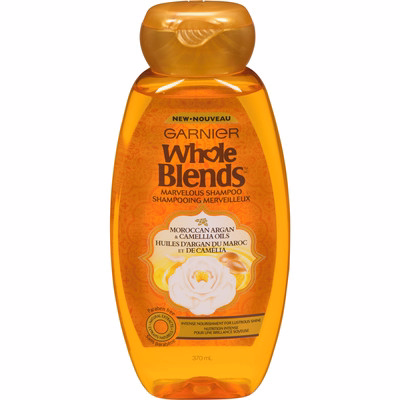 Garnier Whole Blends Shampoo With Moroccan Argan & Camellia Oils Extracts 12.5 Fl Oz Garnier Whole Blends Shampoo With Moroccan Argan & Camellia Oils Extracts 12.5 Fl Oz