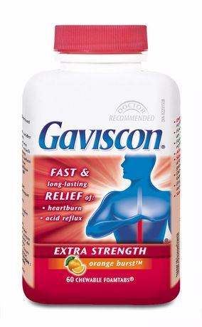 Gaviscon Gaviscon Extra Strength Chewable Foamtabs Orange Burst 60 顆