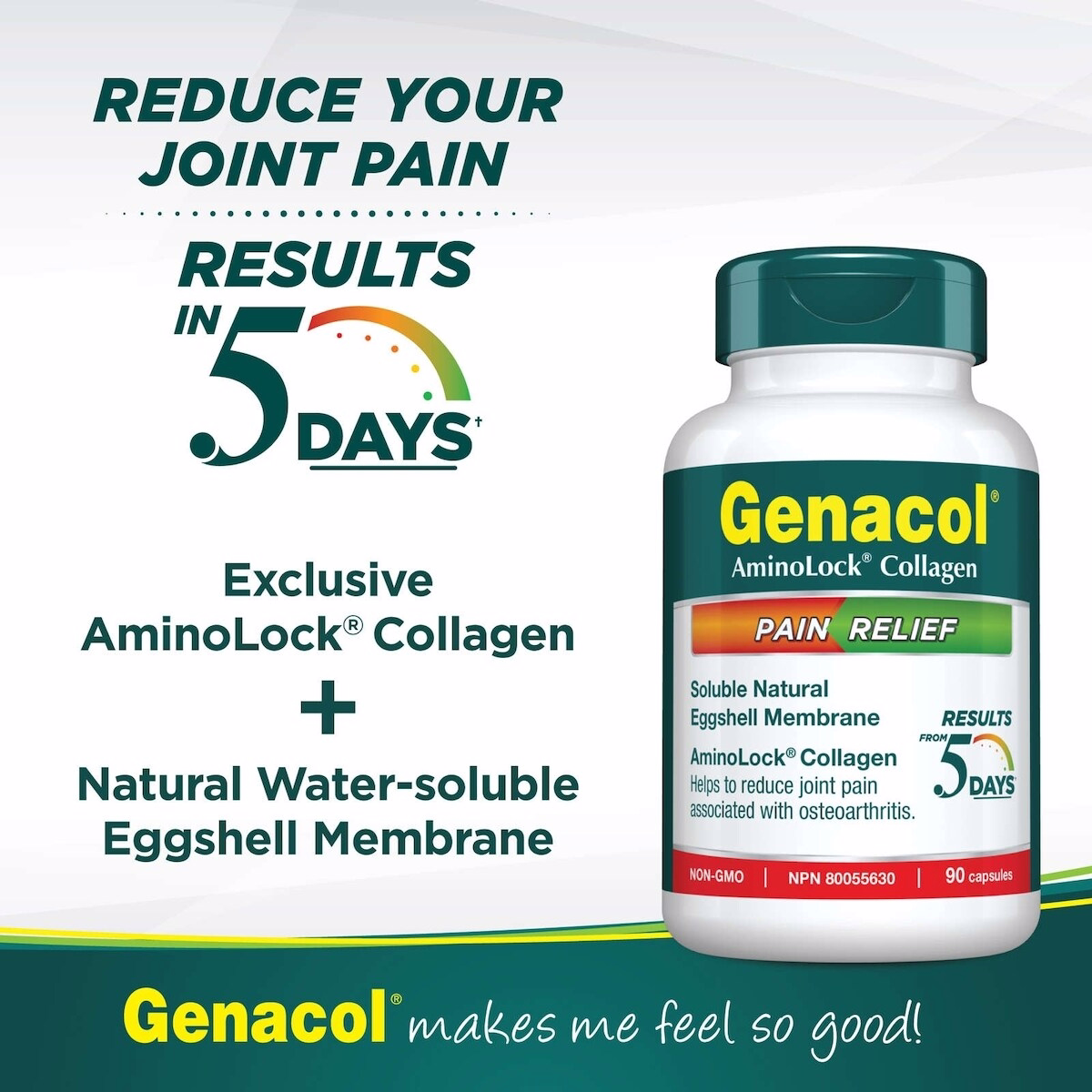 Genacol アミノロックコラーゲンと天然卵殻膜の痛み緩和