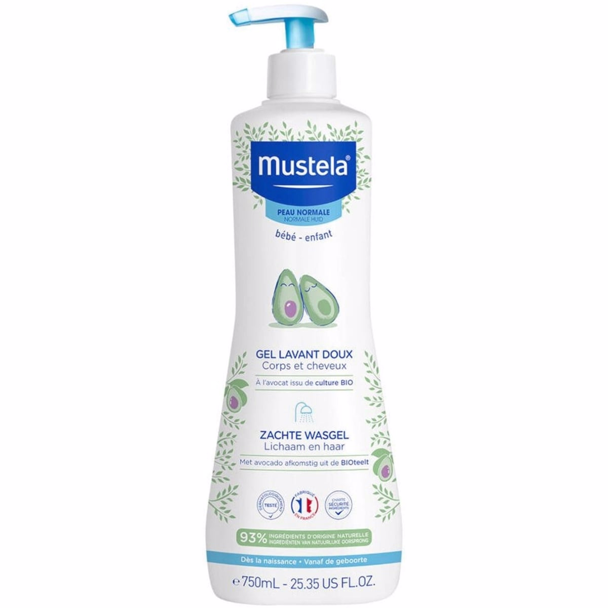 Gentle Baby Wash Gel with Organic Avocado