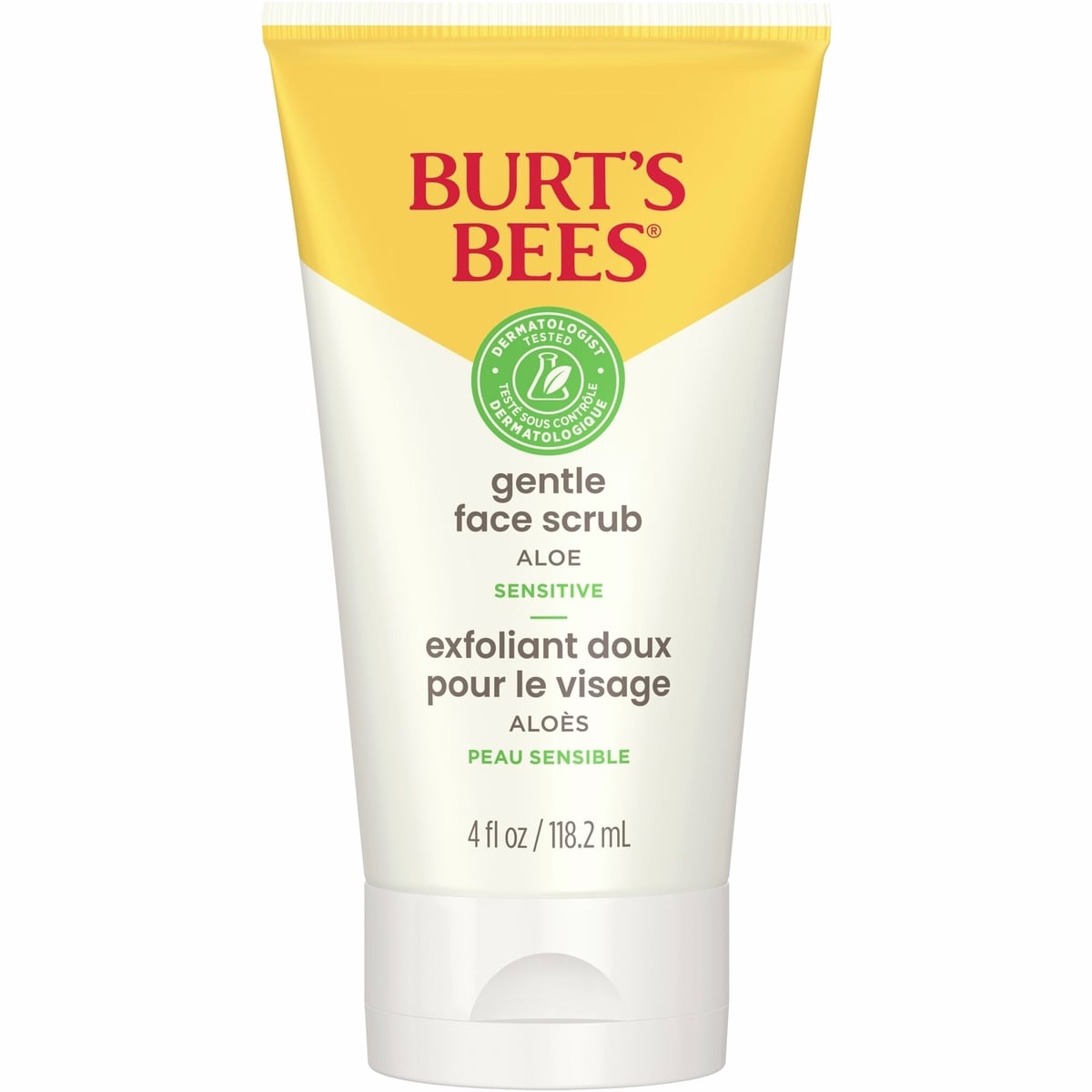 민감 피부용 알로에 함유 순한 페이스 스크럽, 98.9% 자연 유래