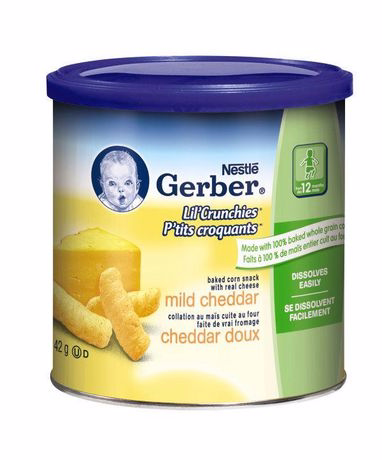 Gerber Gerber Lil' Crunchies, Mild Cheddar, Toddler Snacks 42.0 G