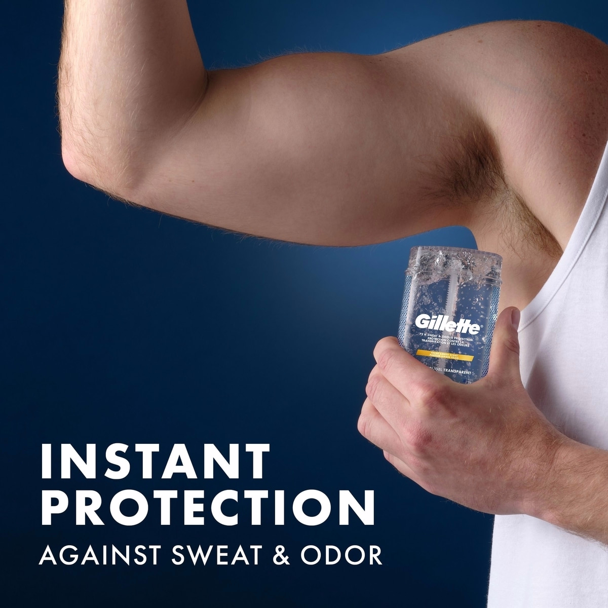Gillette Clear Gel Antiperspirant and Dedorant for Men Fresh Amber Scent Gillette Clear Gel Antiperspirant and Dedorant for Men Fresh Amber Scent