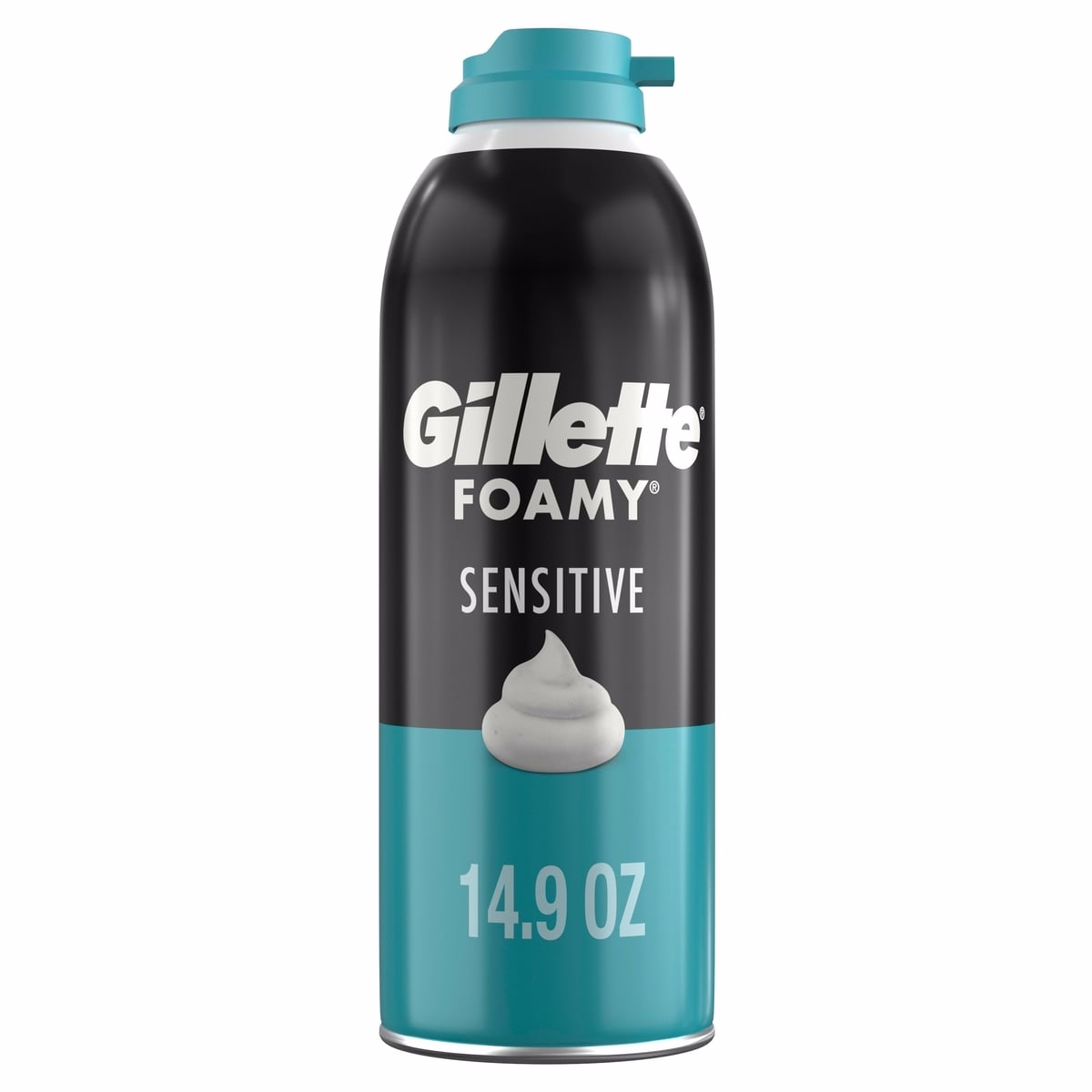 Gillette Foamy Sensitive Shave Foam For Men, Sensitive Skin, 14.9oz