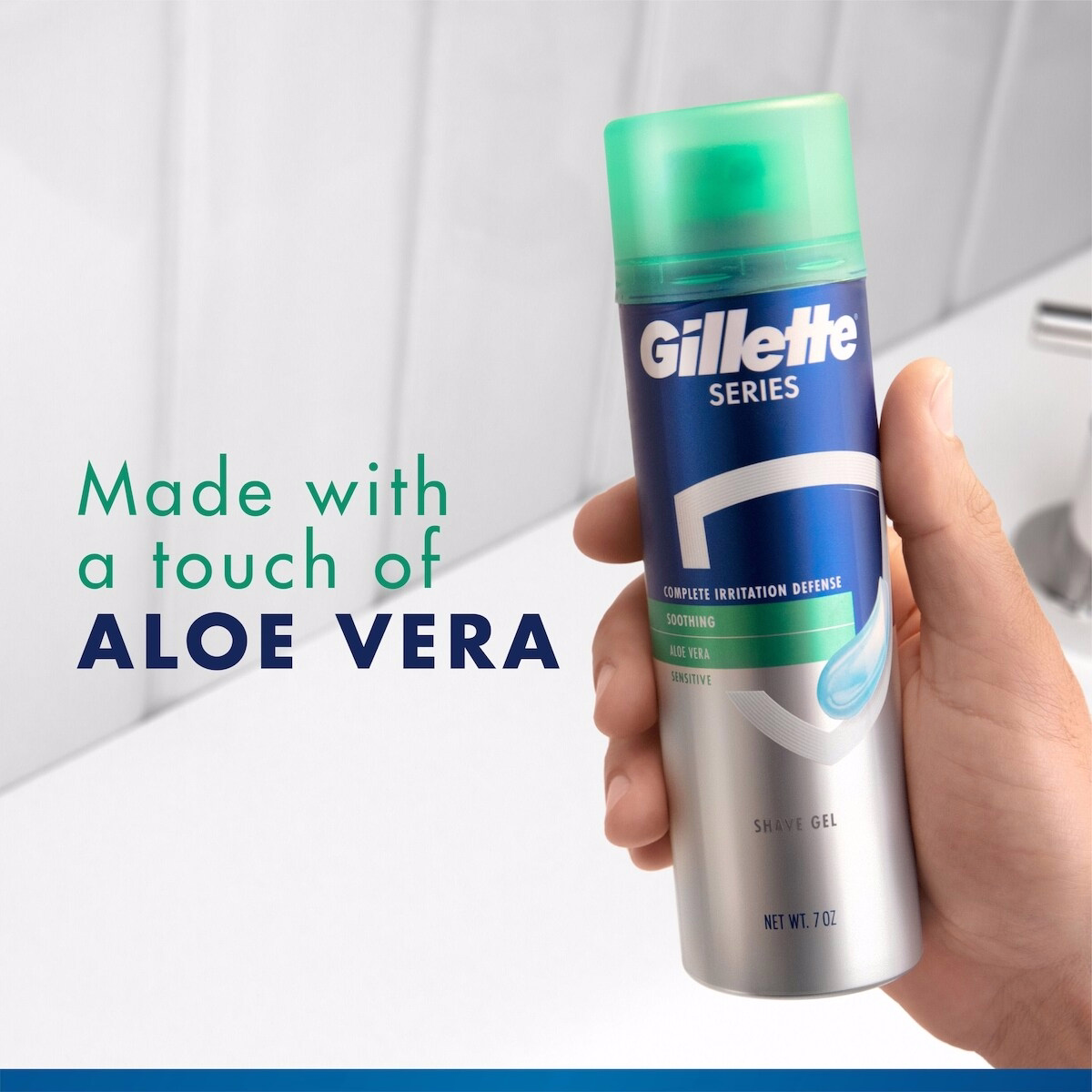Gillette 剃鬚凝膠 敏感肌 專用 雙包裝 14 Oz Gillette 剃鬚凝膠 敏感肌 專用 雙包裝 14 Oz