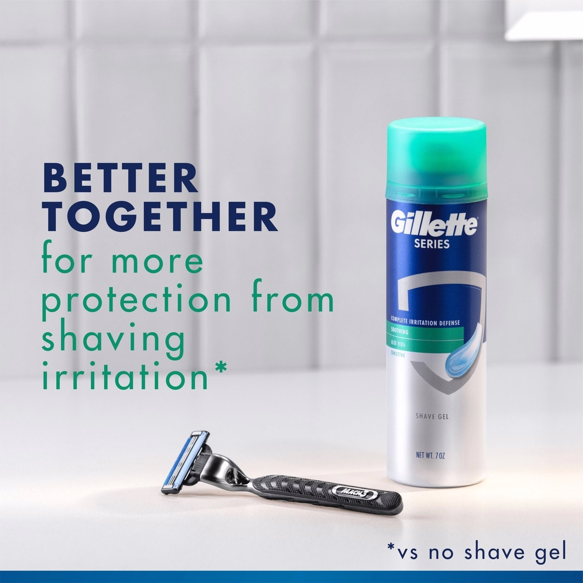 Gillette 剃鬚凝膠 敏感肌 專用 雙包裝 14 Oz Gillette 剃鬚凝膠 敏感肌 專用 雙包裝 14 Oz