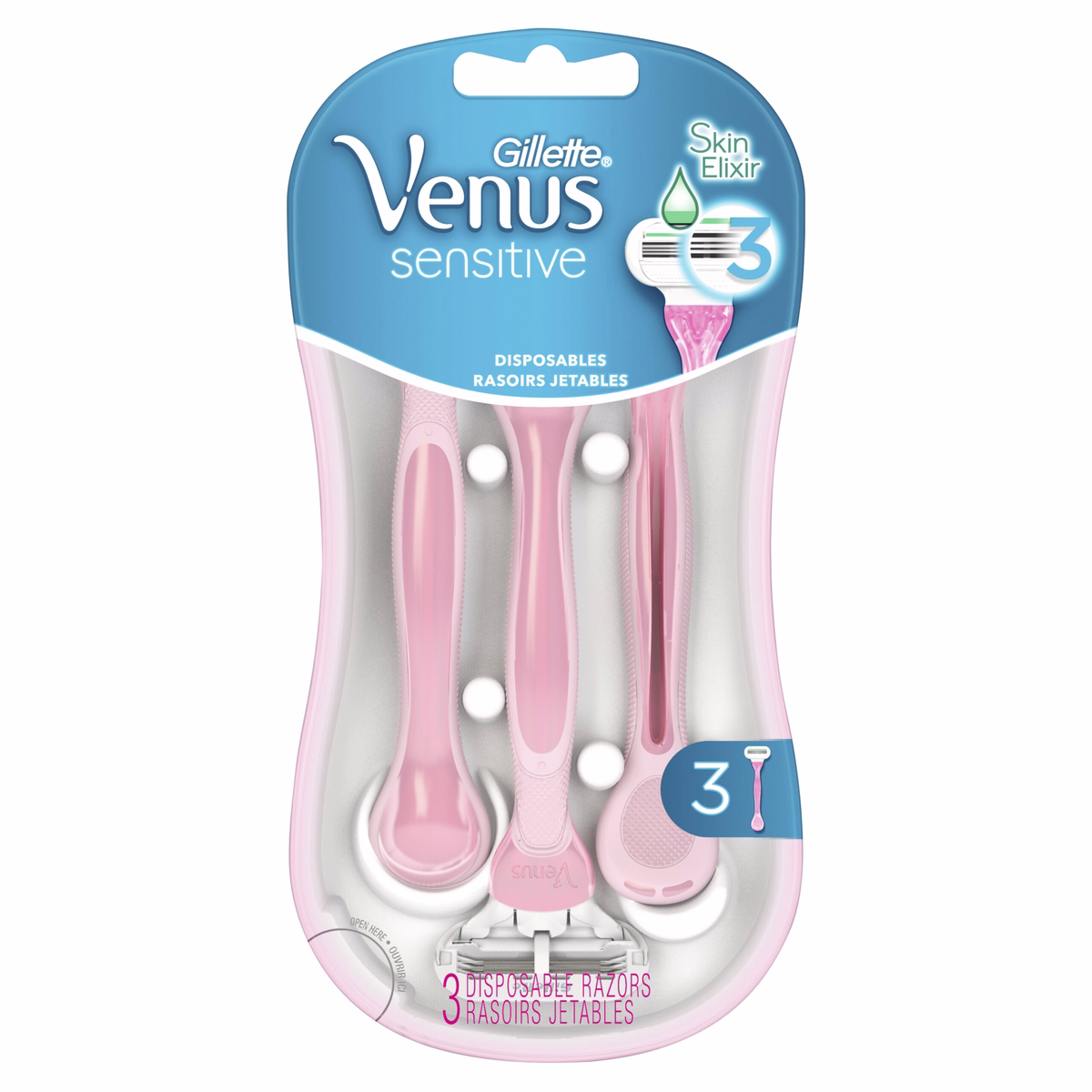 Gillette Venus Sensitive Skin Disposable Razors