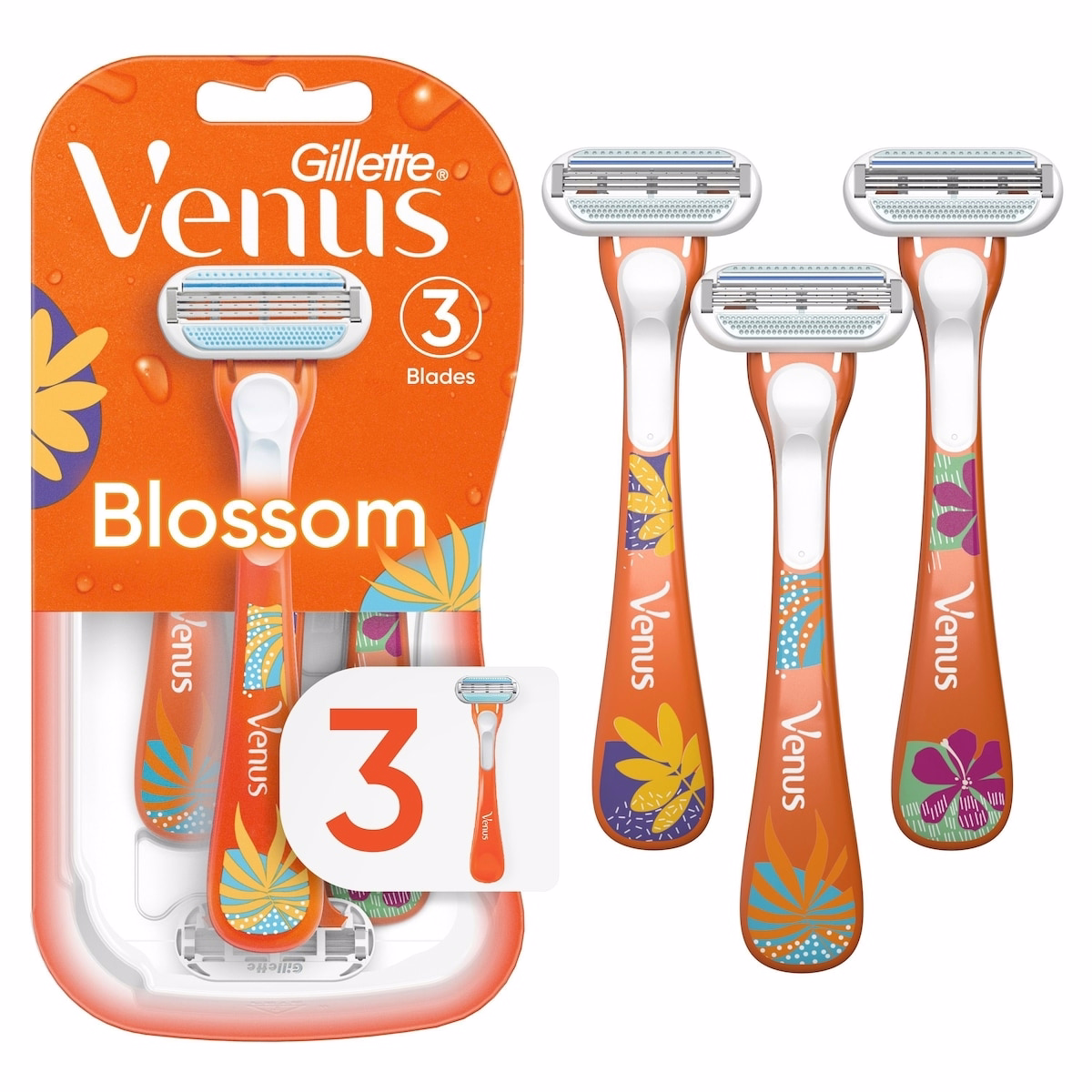 Gillette Venus Treasures Women's Disposable Razors - 3 Pack