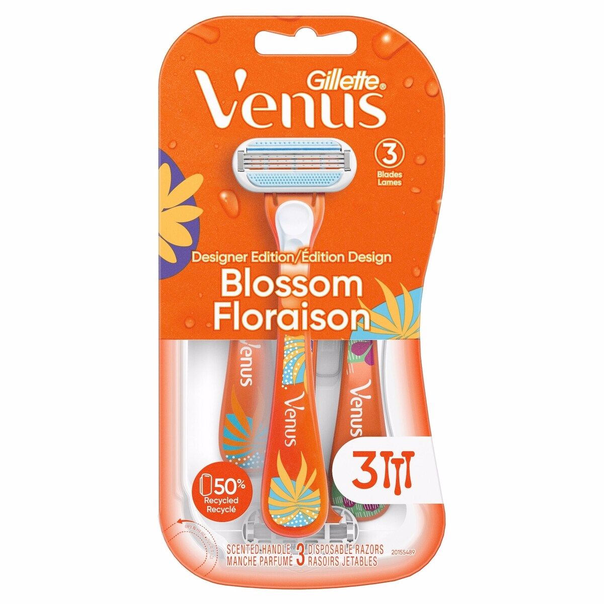 Gillette Venus Treasures Women's Disposable Razors - 3 Pack