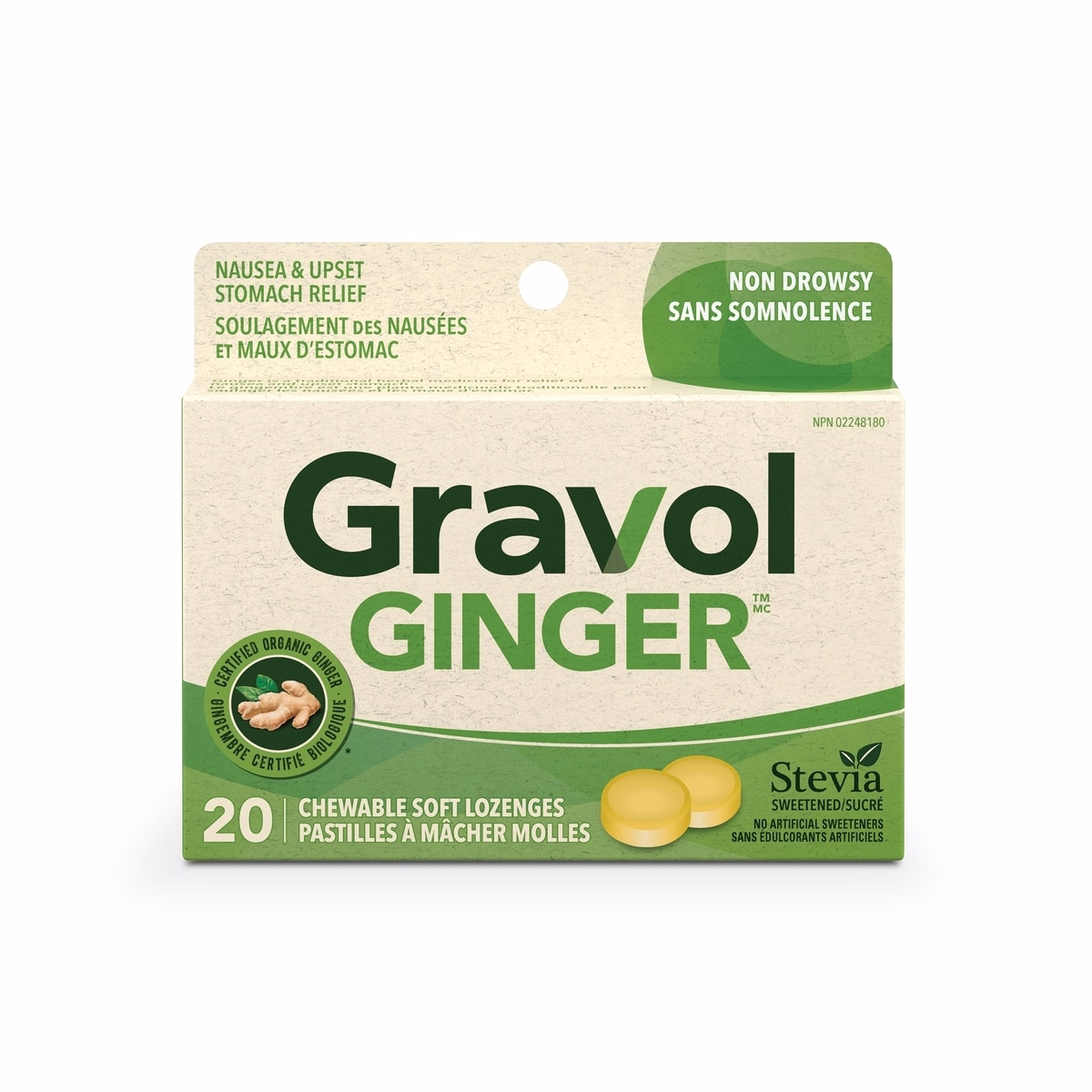 Ginger Natural Source Chewable Lozenges
