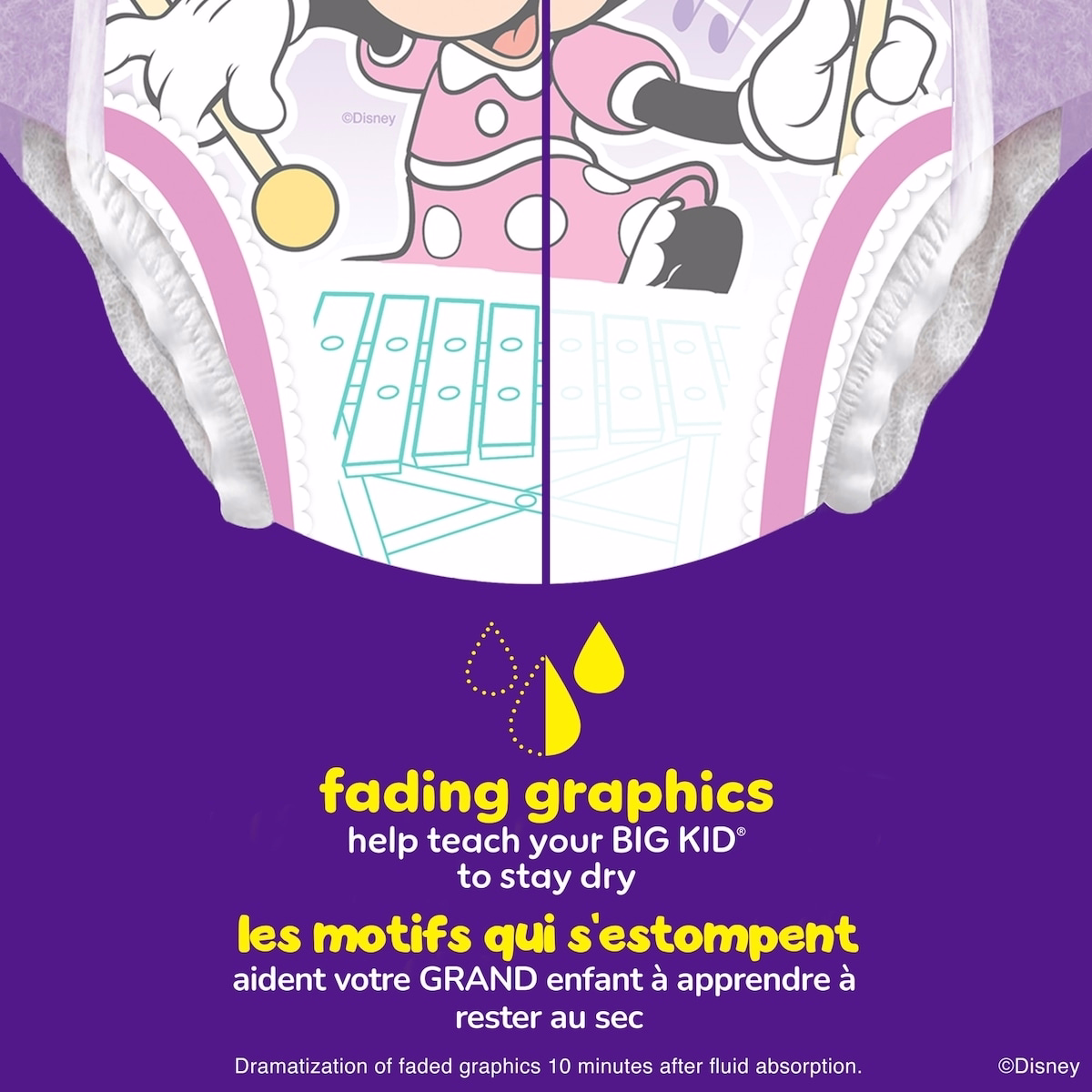 Pantalons d'entraînement à la propreté pour filles 2T-3T (16-34 lbs) Pantalons d'entraînement à la propreté pour filles 2T-3T (16-34 lbs)