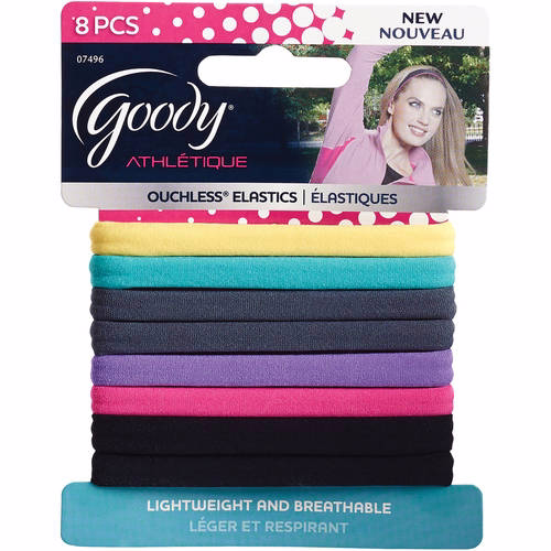 Goody Athletique Sweat Stretch Elastics - 8ct