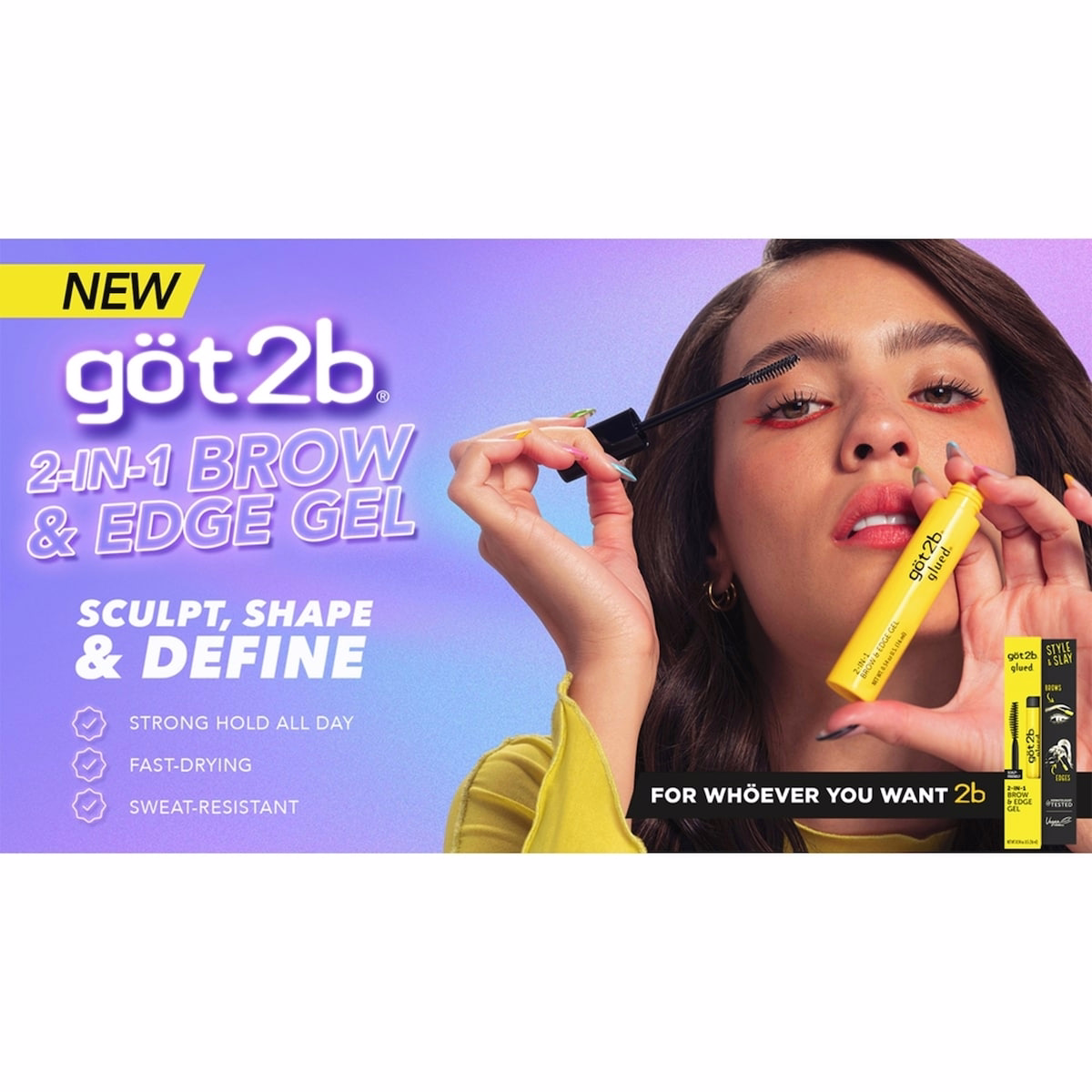 got2b 接着 2in1 眉毛&ヘアライン用ジェル got2b 接着 2in1 眉毛&ヘアライン用ジェル