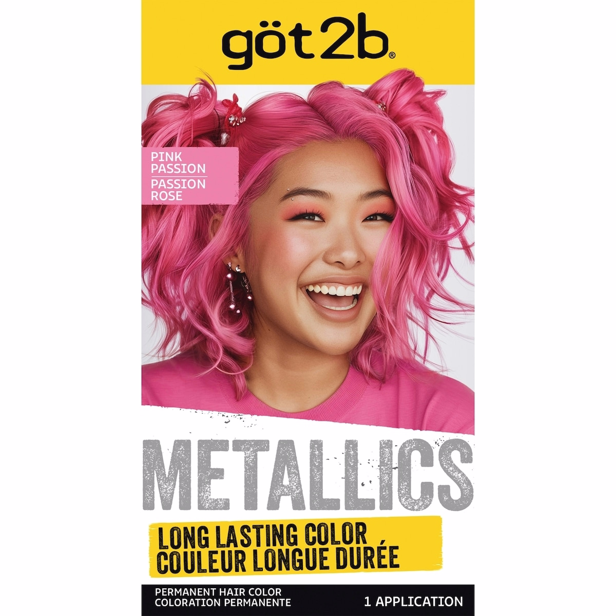Got2b Metallic Permanent Hair Color M87 Pink Passion