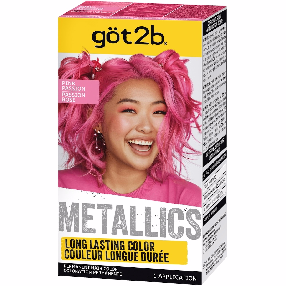 Got2b Metallic Permanent Hair Color M87 Pink Passion