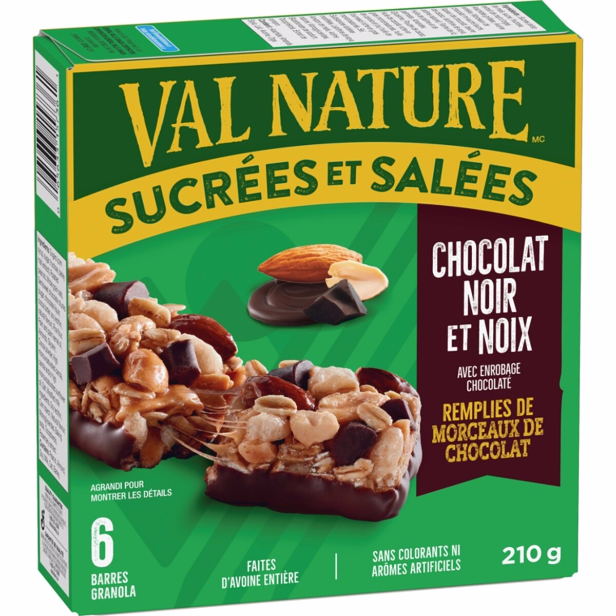 Granola Bars Sweet & Salty Dark Chocolate Nut