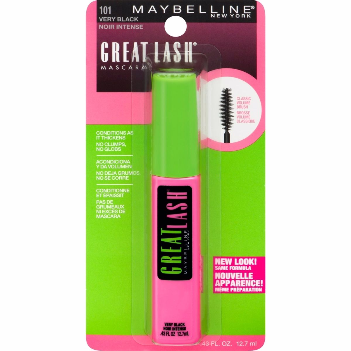 Great Lash Mascara, Lash-Doubling Formula, Washable