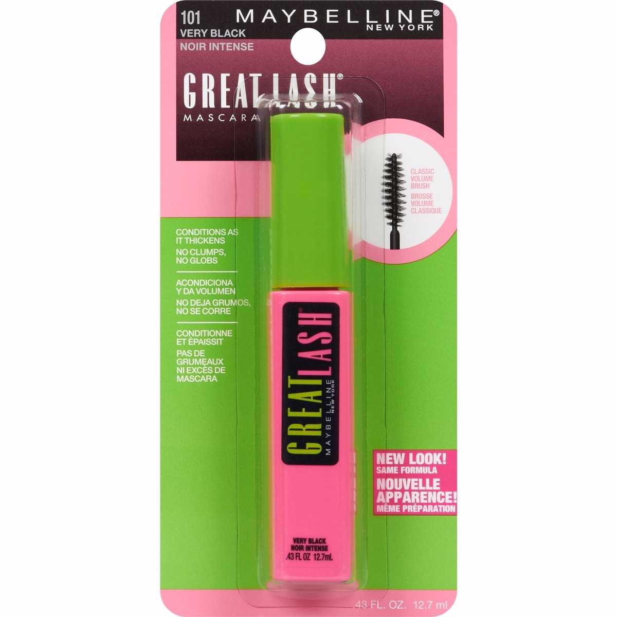 Great Lash Mascara, Lash-Doubling Formula, Washable