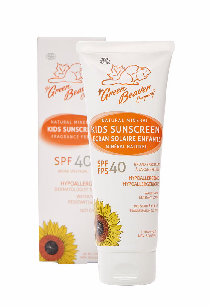 Green Beaver Natural Mineral Sunscreen Lotion For Kids Spf 40