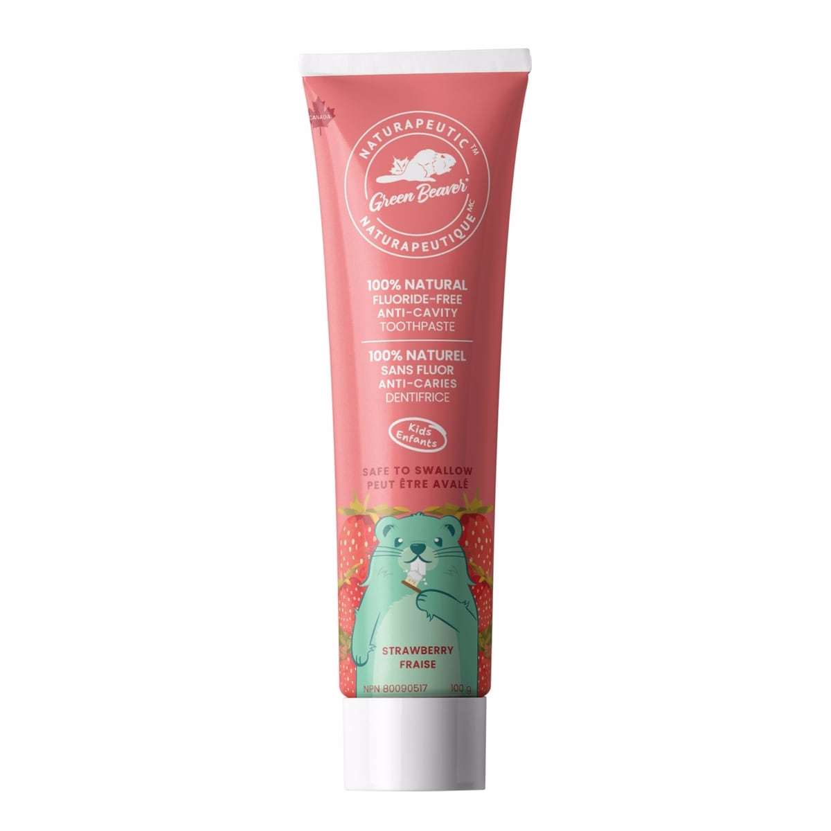 GREEN BEAVER Naturapeutic Kids Strawberry Toothpaste