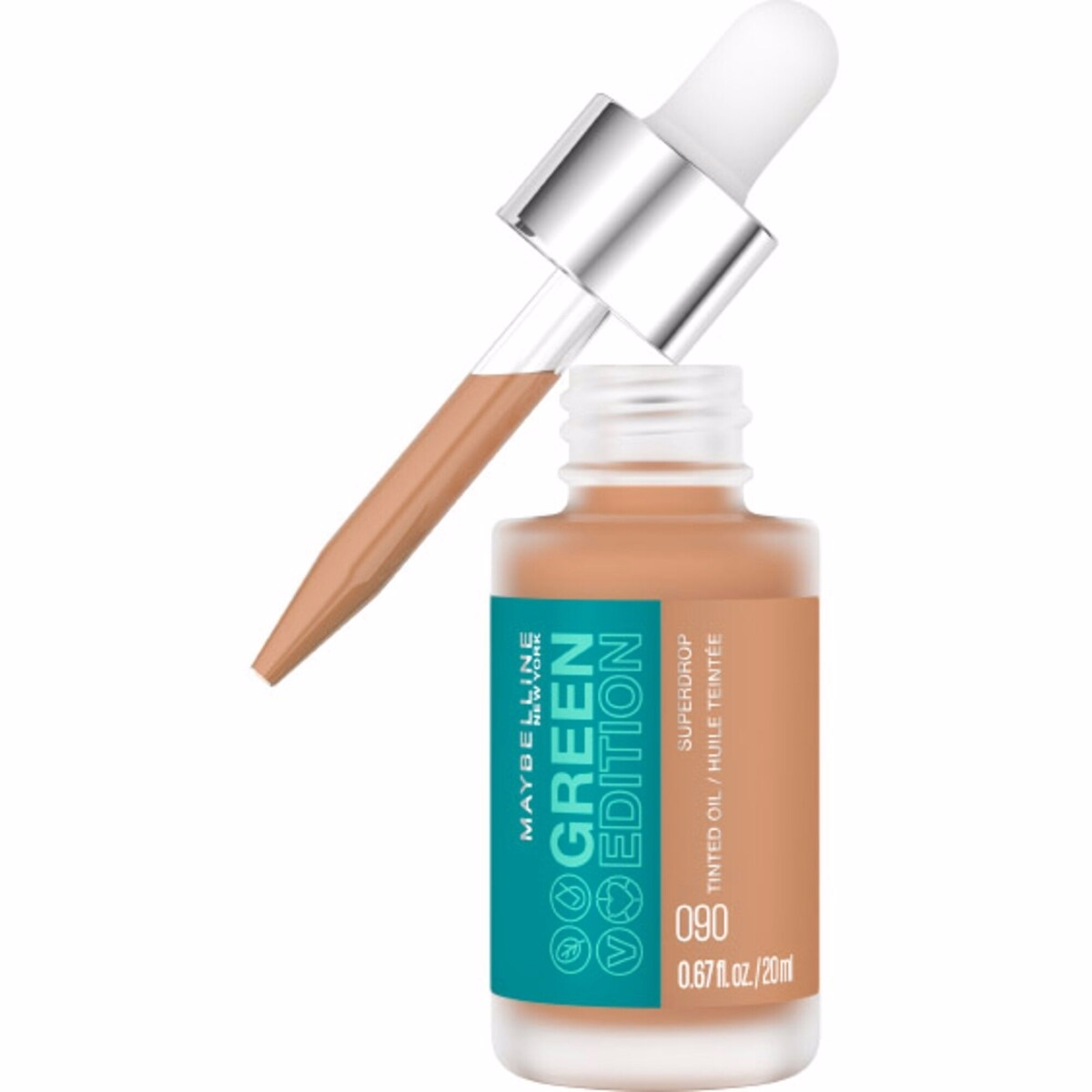 Green Edition - Face Makeup Superdrop Tinted Oil Makeup, Adjustable Coverage