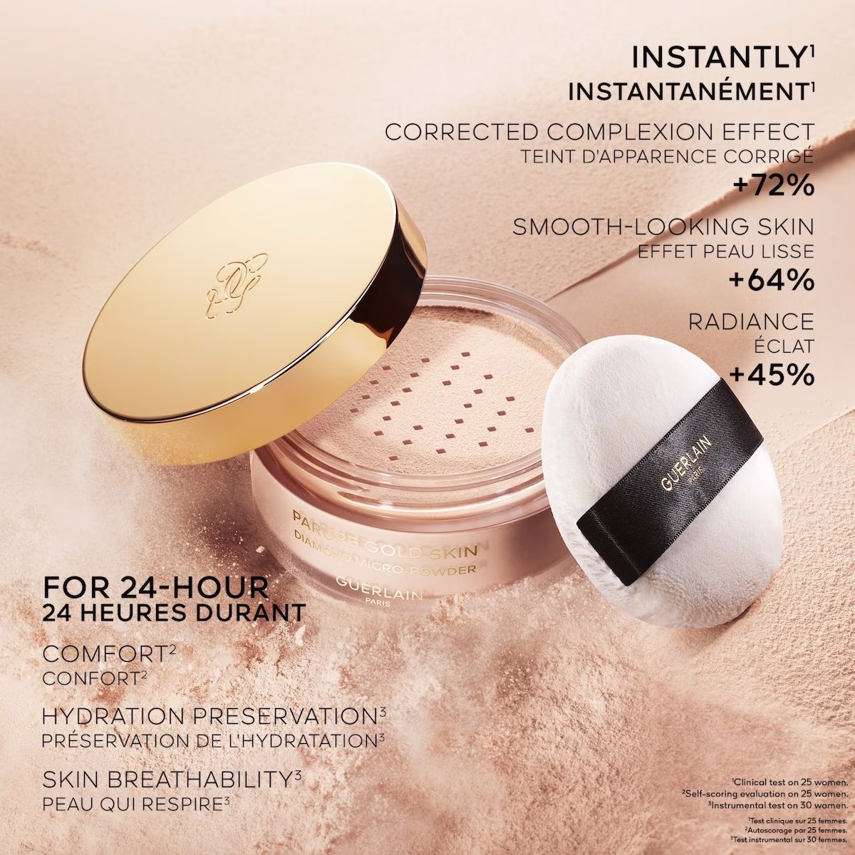 Guerlain Parure 金色肌膚鑽光透亮鬆散定妝粉 - Image 4