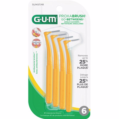 Gum Gumproxabrush, Angle Cleaner, Tight - 6ct 6.0 Count