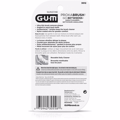 Gum Gumproxabrush, Angle Cleaner, Tight - 6ct 6.0 Count