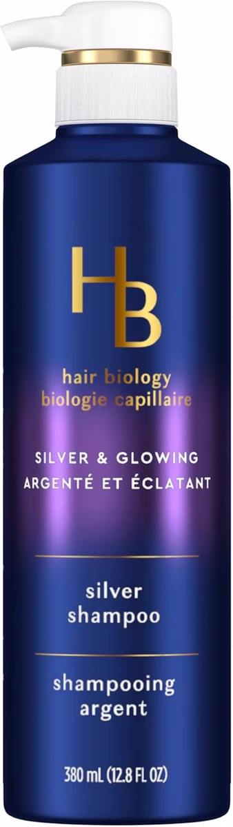 Hair Biology Silver Shampoo with Biotin – Silver & Glowing