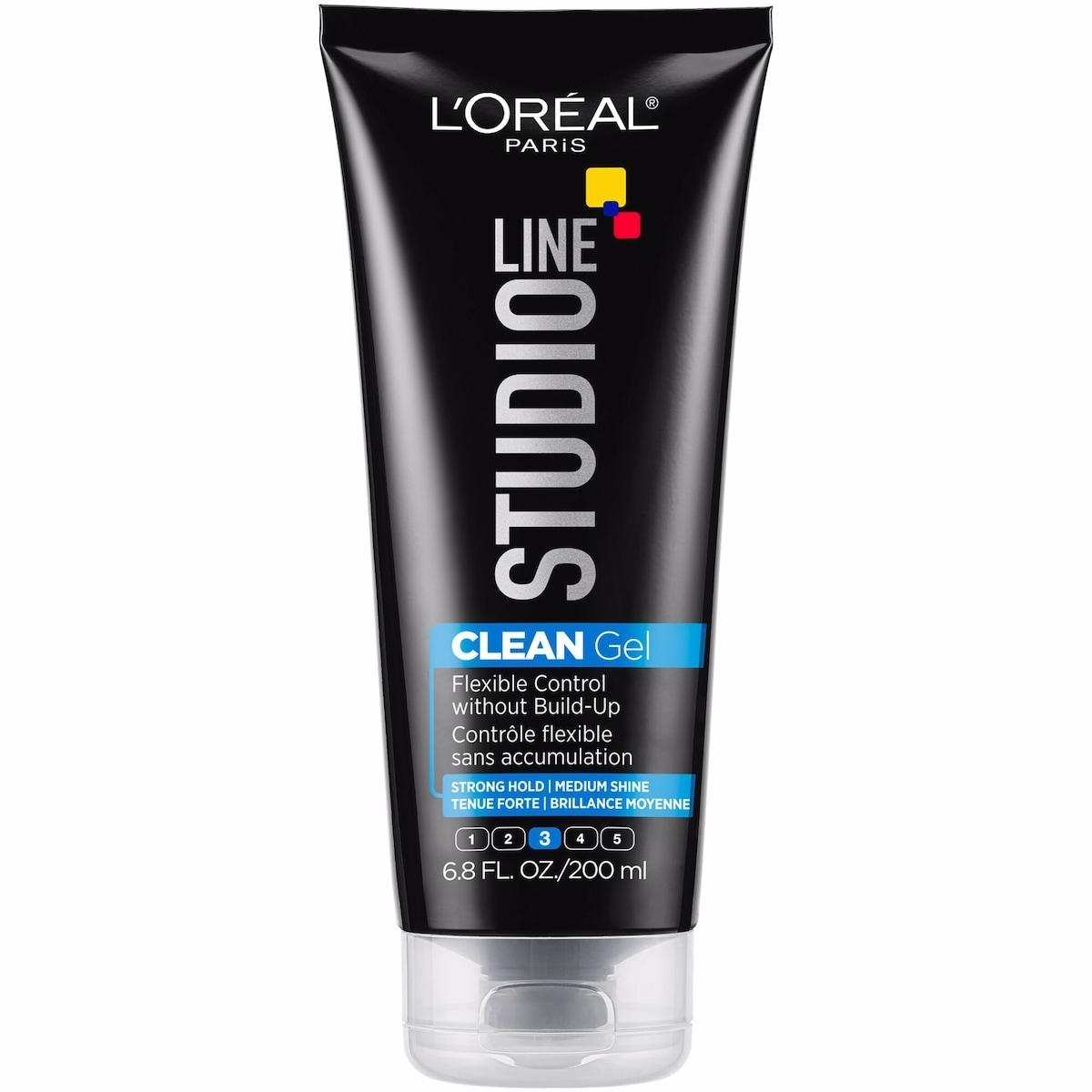 Hair Gel, Strong Flexible Hold, Studio Line CLEAN Gel