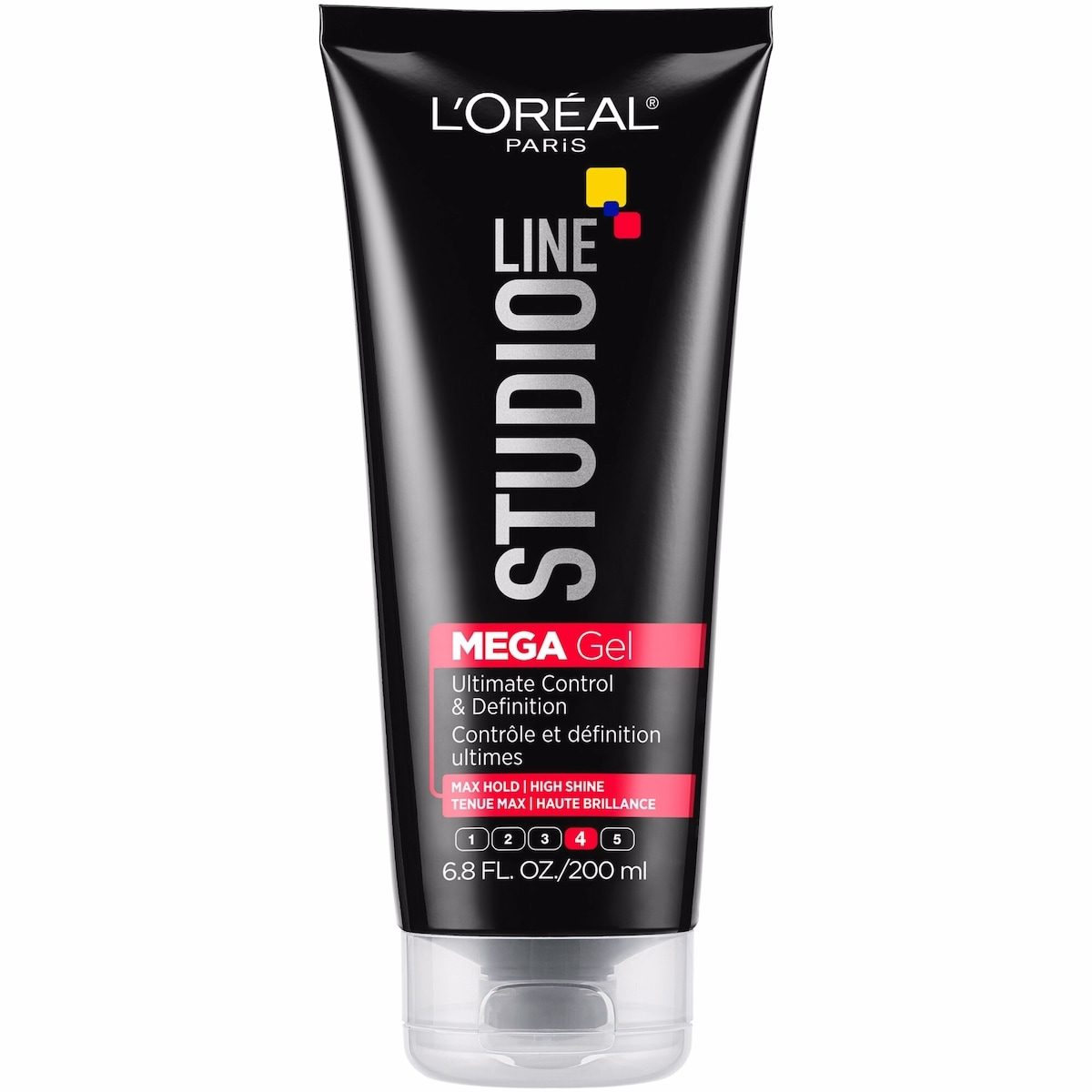 Hair Gel, Super Strong High Shine Hold, Studio Line MEGA Gel