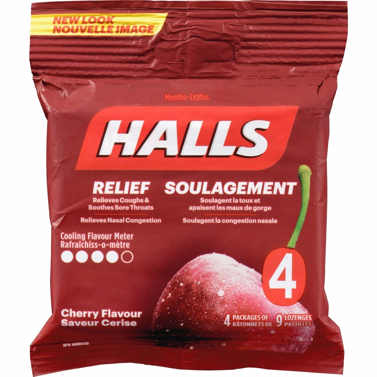 Halls Relief Mentho-lyptus Cherry Flavour, 4 x 9 Cough Drops Multipack Halls Relief Mentho-lyptus Cherry Flavour, 4 x 9 Cough Drops Multipack
