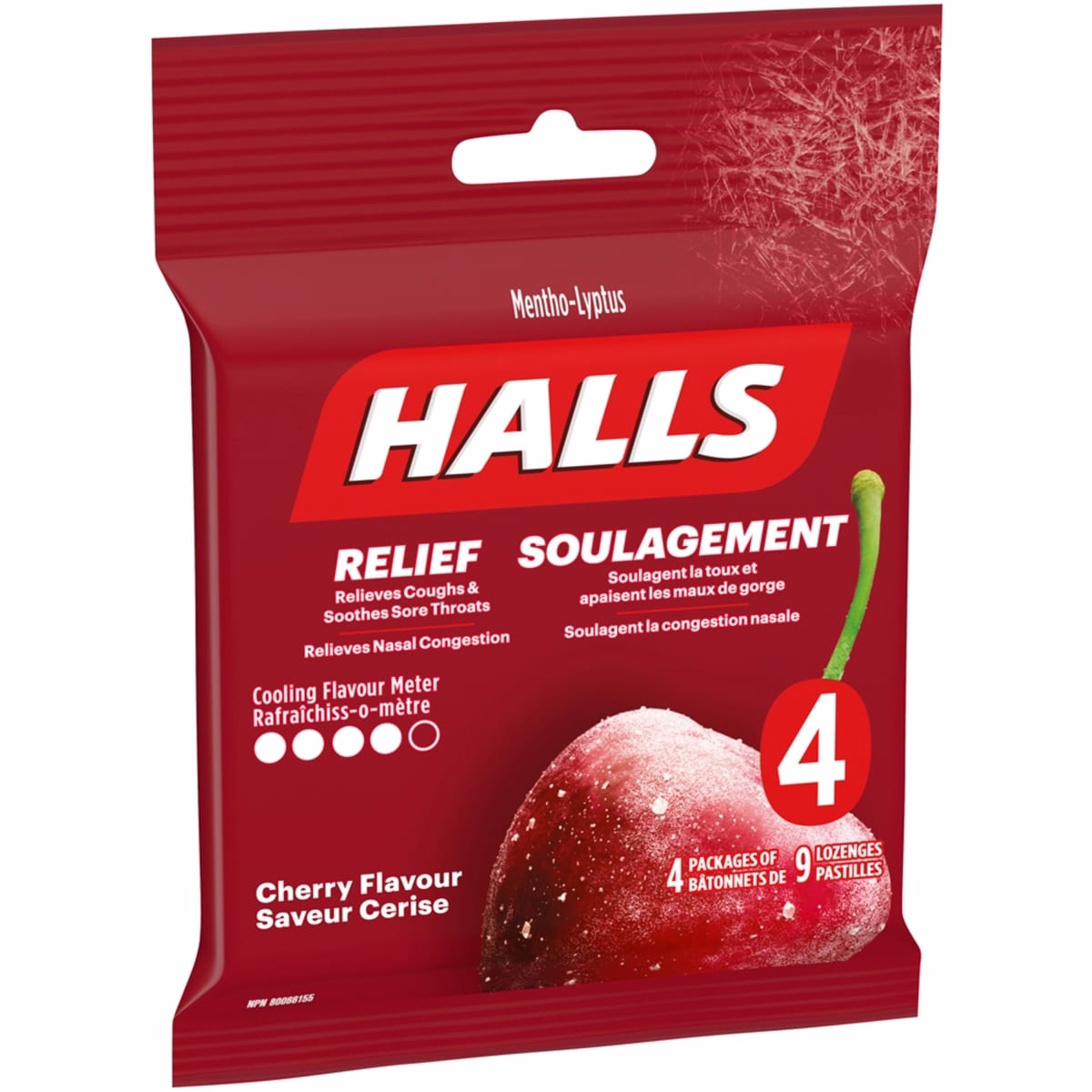 Halls Relief Mentho-lyptus Cherry Flavour, 4 x 9 Cough Drops Multipack Halls Relief Mentho-lyptus Cherry Flavour, 4 x 9 Cough Drops Multipack
