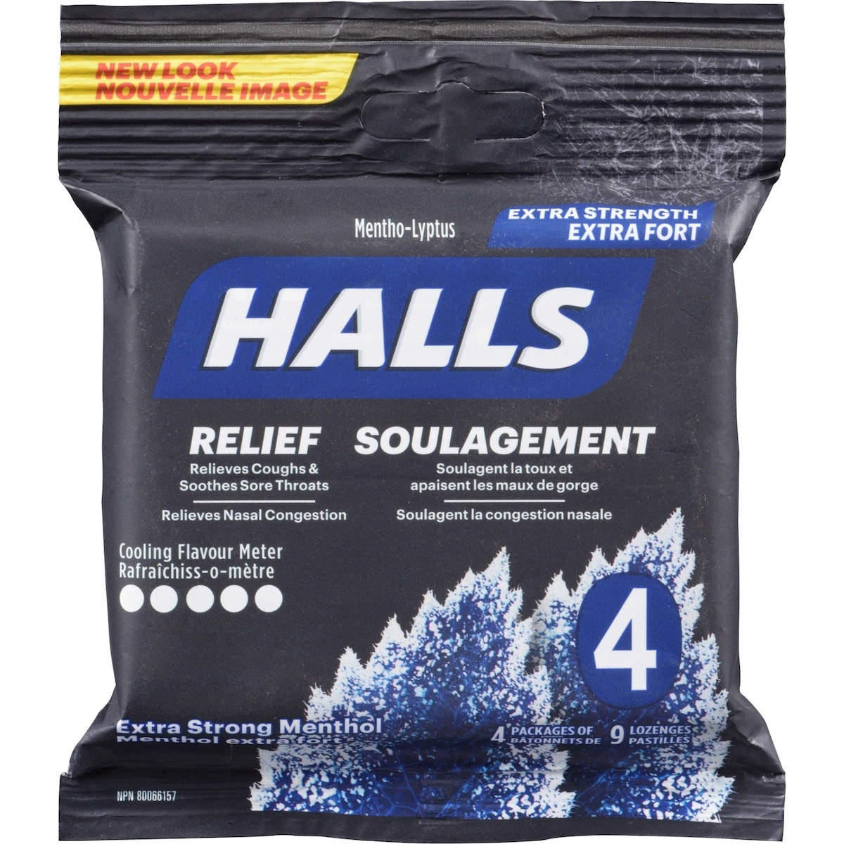 Halls Relief Mentho-lyptus Extra Strong Menthol, 4 x 9 Cough Drops Multipack Halls Relief Mentho-lyptus Extra Strong Menthol, 4 x 9 Cough Drops Multipack
