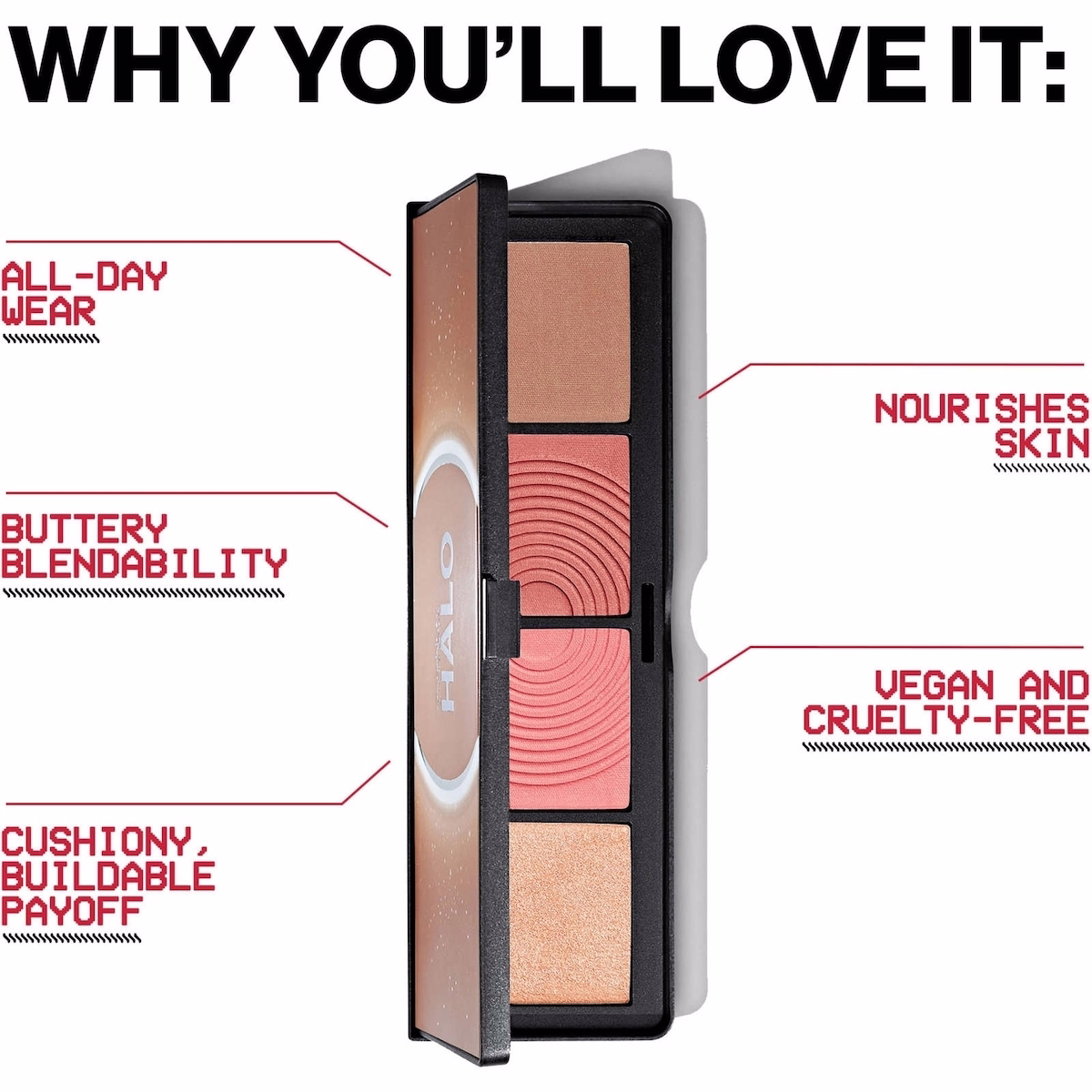 Halo Sculpt + Glow Face Palette - Pink Saturation
