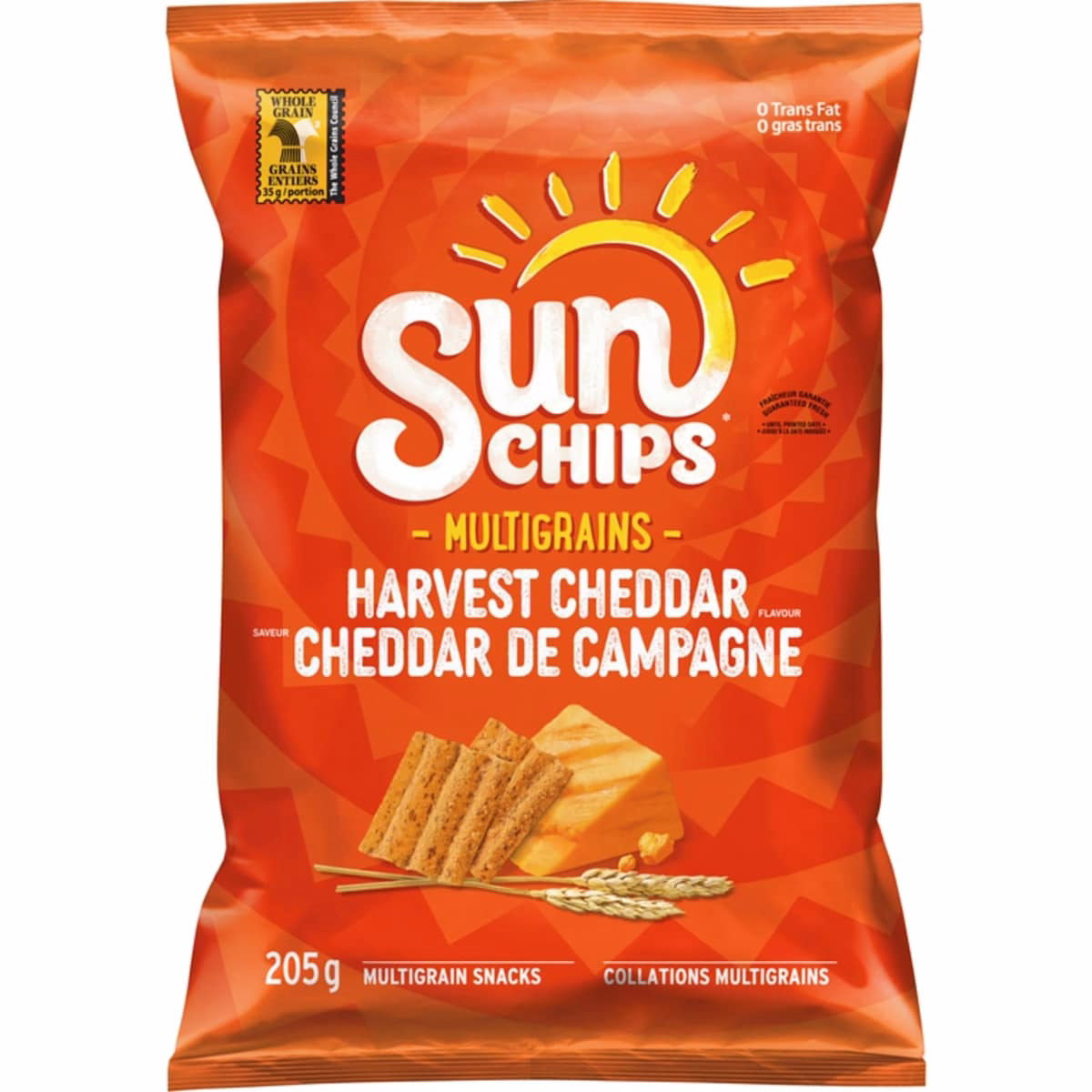 Harvest Cheddar Flavour Multigrain Snacks 205g Harvest Cheddar Flavour Multigrain Snacks 205g
