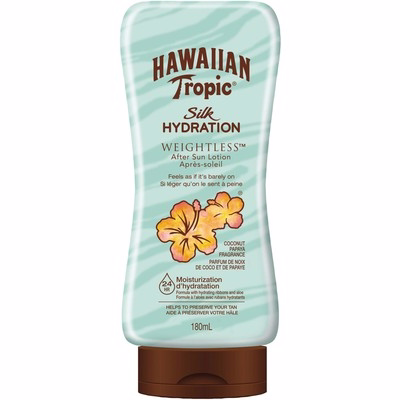 Hawaiian Tropic Silk Hydration Weightless Coconut Papaya After Sun Moisturizer