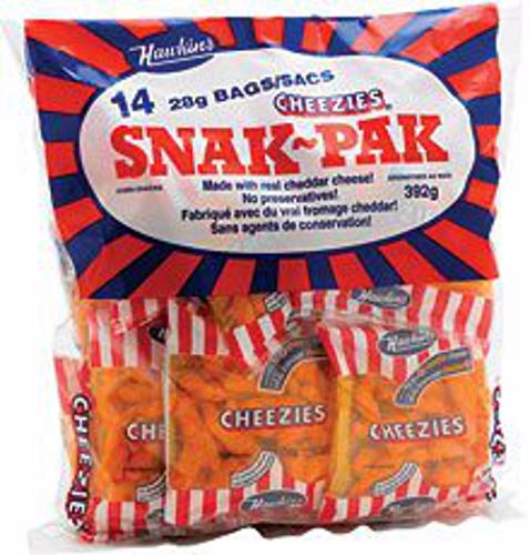 Hawkins 真實切達奶酪 Cheezies 14 X 28g 袋