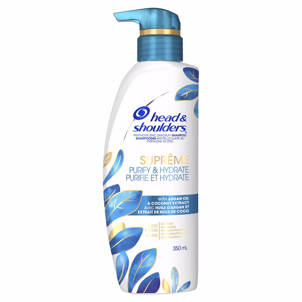 Head & Shoulders Head And Shoulders Supreme Purify And Hydrate Shampoo With Argan Oil & Coconut Extract, 350 Ml 350.0 Ml