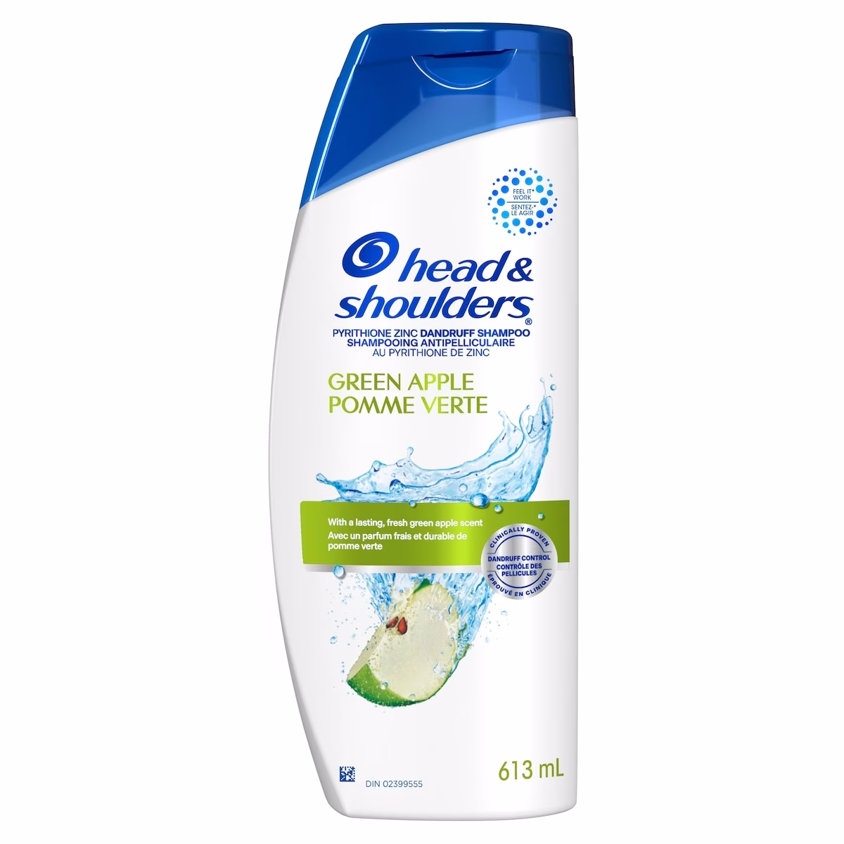Head & Shoulders Shampoo Green Apple Scent 613 mL