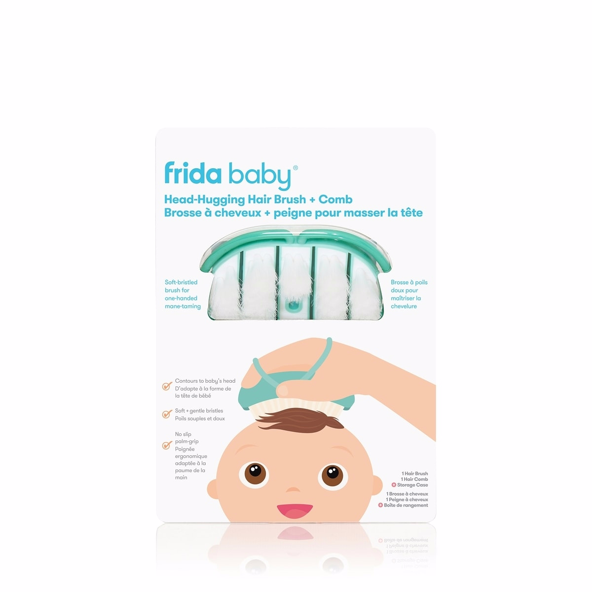 Headhugging Hair Brush & Comb Set