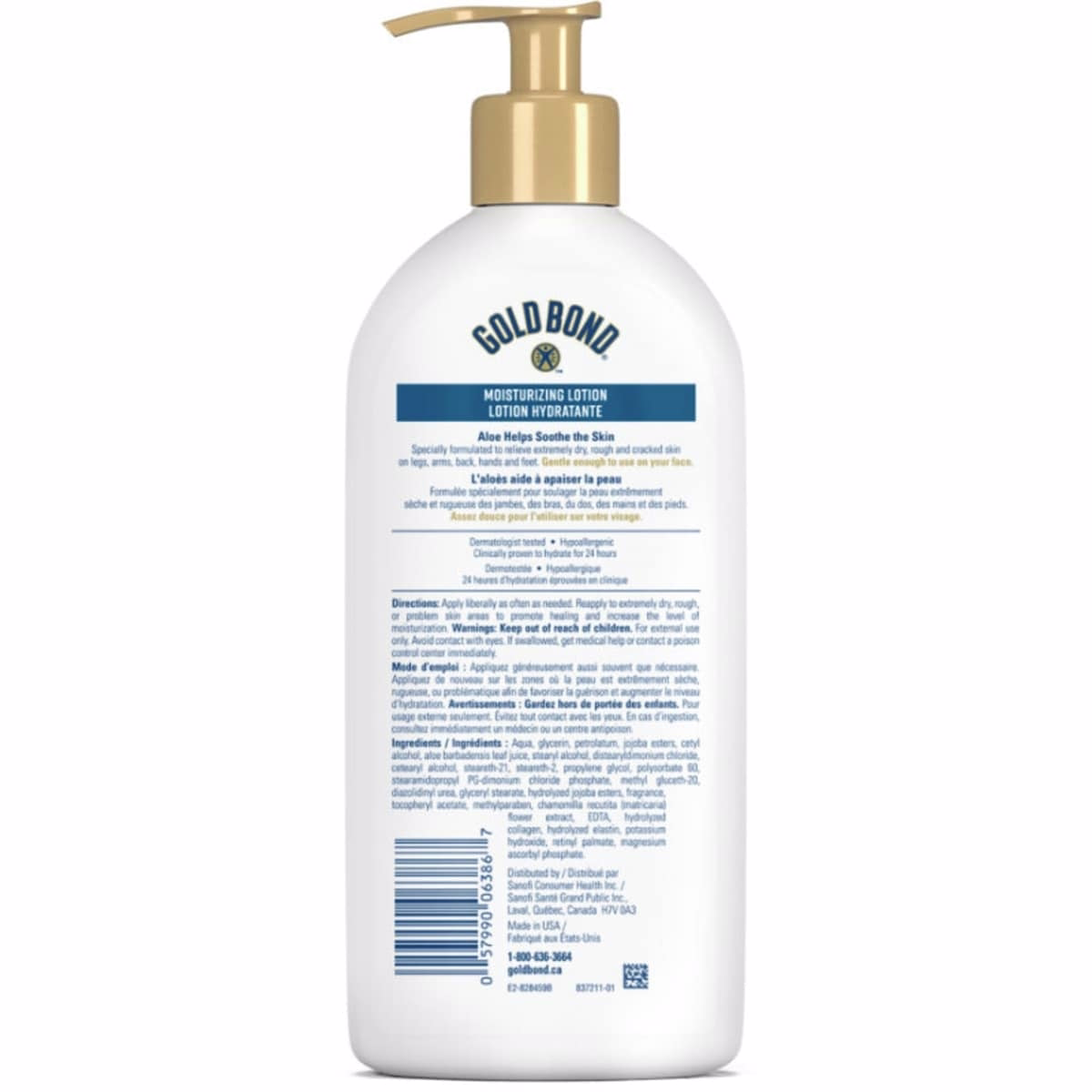 Lotion Hydratante Apaisante - Soin pour peaux extrêmement sèches et rugueuses - Adapté pour femmes et hommes - Aloès apaisant
