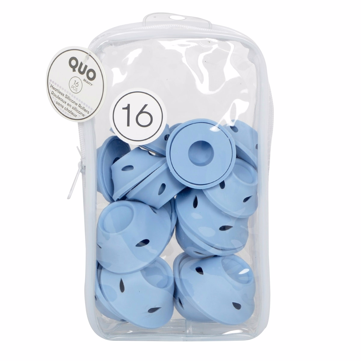 Heatless  Silicon Rollers 16pk Blue