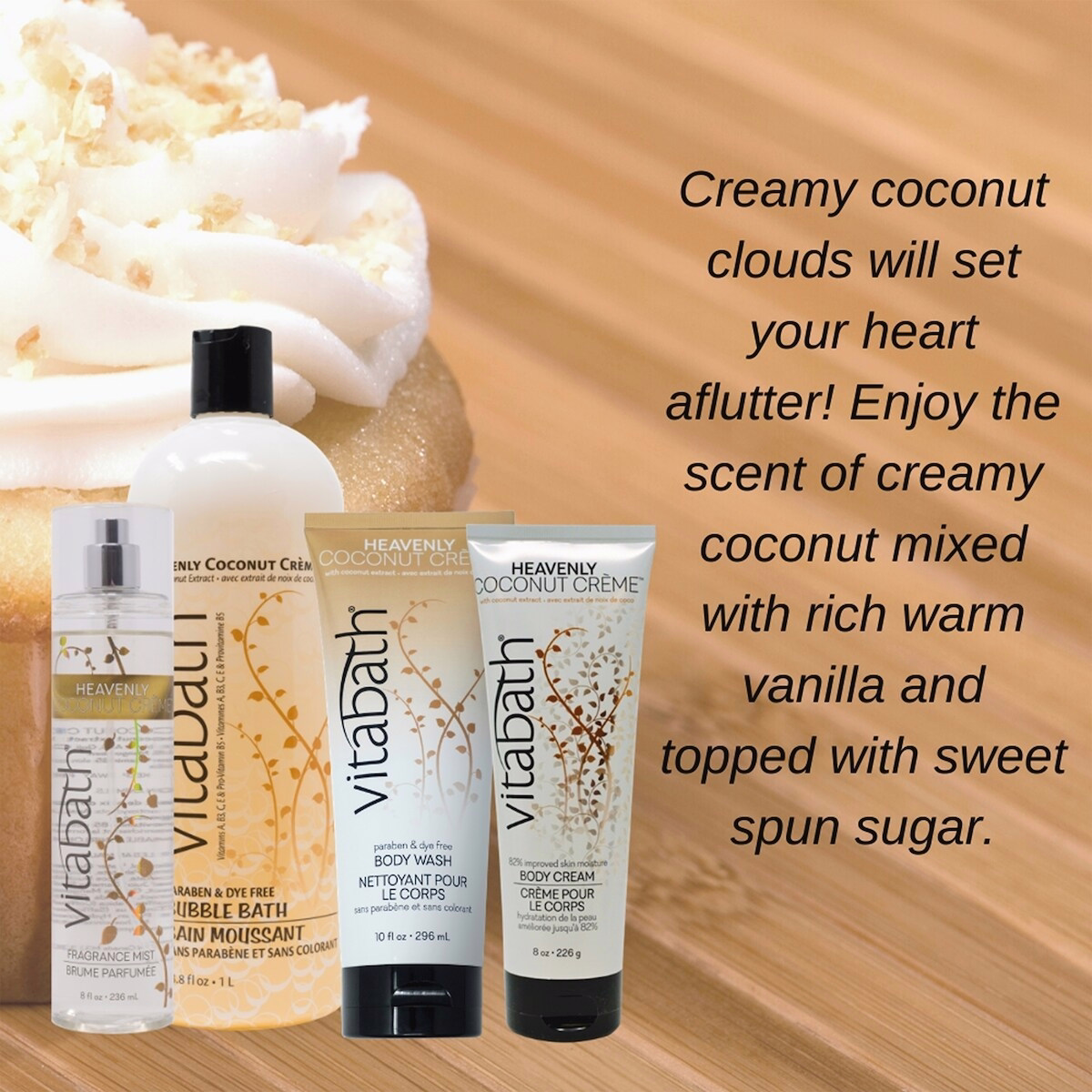 Heavenly Coconut Crème Paraben & Dye Free Bubble Bath Heavenly Coconut Crème Paraben & Dye Free Bubble Bath