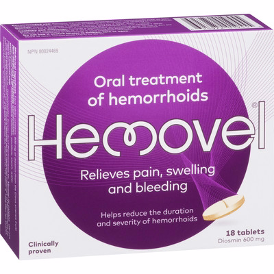 Hemovel Hemovel Oral Treatment Of Hemorrhoids 18.0 Capsules