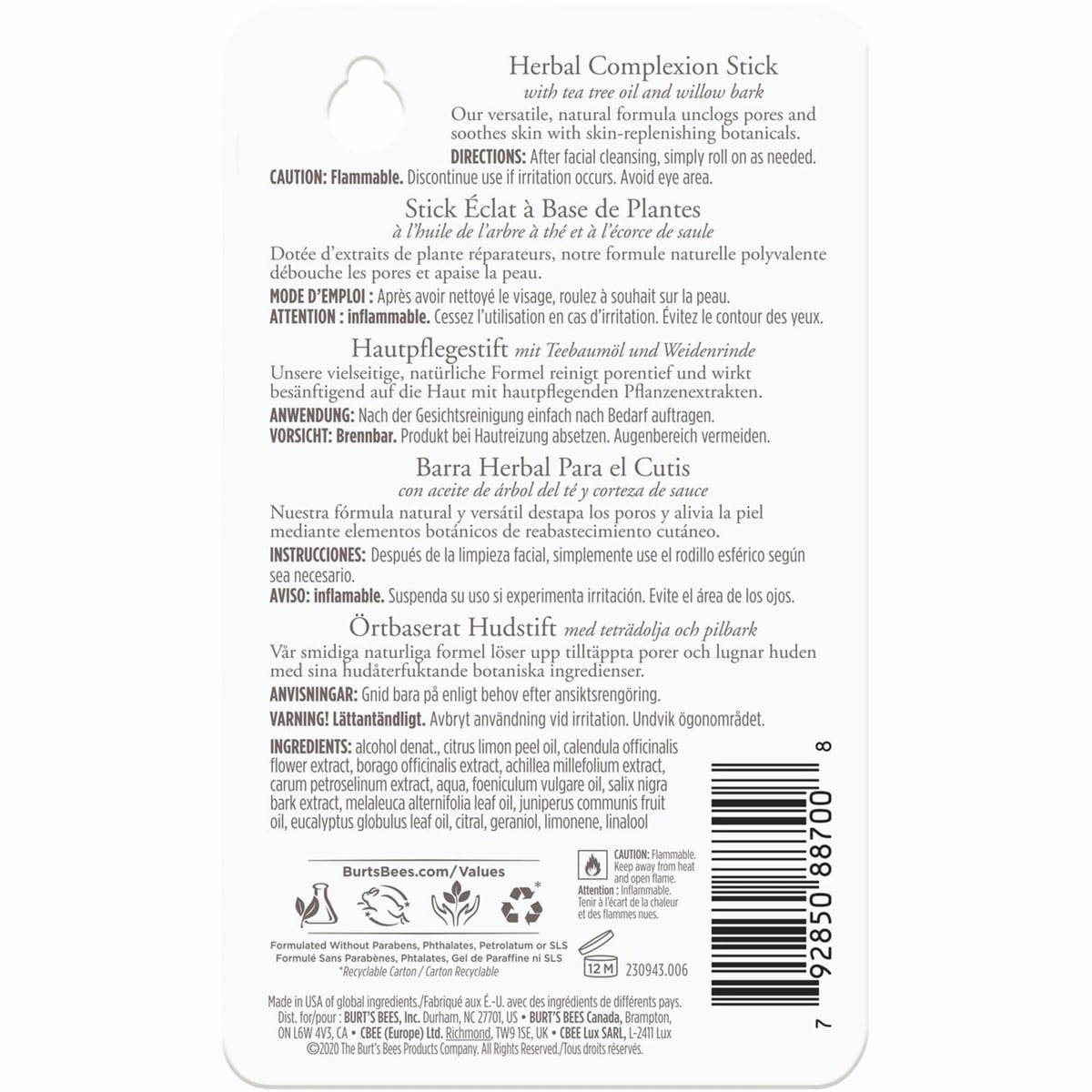 Herbal Blemish Stick